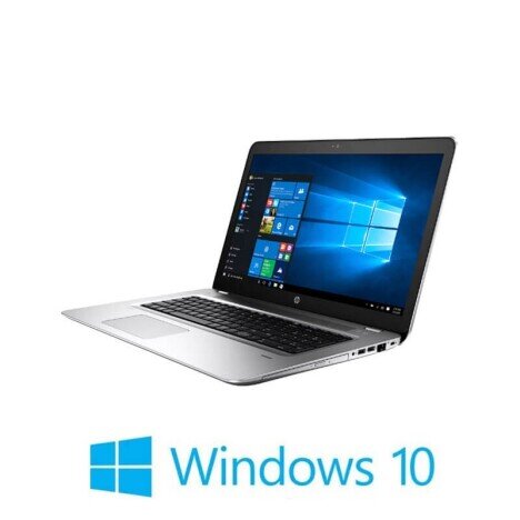 Laptopuri HP ProBook 470 G4, i5-7200U, 256GB SSD, 17.3 inci Full HD, Win 10 Home